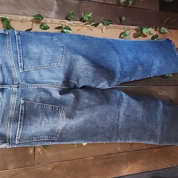 Athleta Women Cropped Blue Jeans Size 14 - Picture 4 of 6